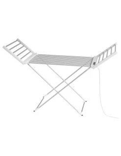 Devanti Foldable Electric Heated Towel Rail Rack With 24H Timer