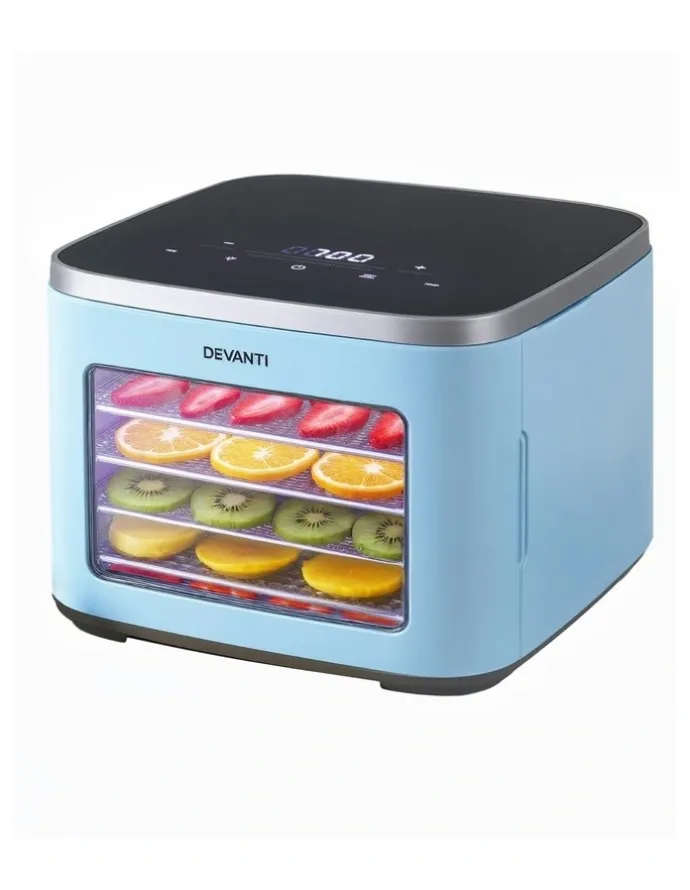 Devanti Food Dehydrator Mini Fruit Dryer Set Of 5 Trays in Multi