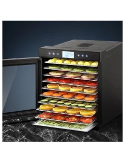 Devanti Food Dehydrators 10 Trays in Black