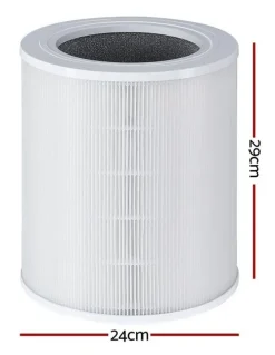 Devanti Hepa Replacement Filter 4 Layers Air Purifier in White