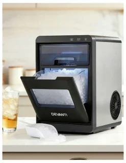 Devanti Ice Maker Machine 20kg Chewable Nugget Ice Countertop with Self Cleaning