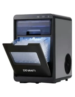 Devanti Ice Maker Machine 20kg Chewable Nugget Ice Countertop with Self Cleaning