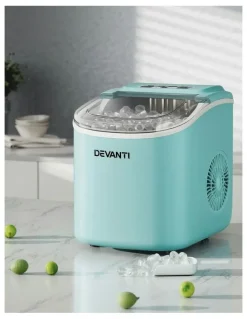Devanti Ice Maker Machine With Self Cleaning 12kg in Green