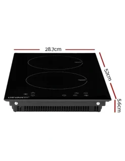 Devanti Induction Cooktop Electric Cooker 30cm