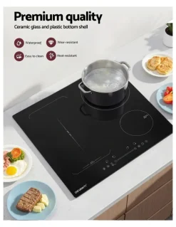 Devanti Induction Cooktop Electric Cooker 60cm in Black