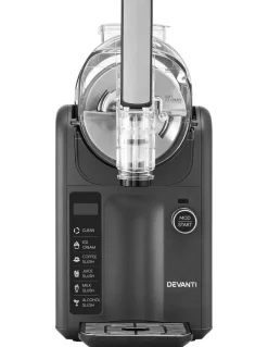 Devanti 5in1 Slushie Machine Ice Cream Maker 2L in Grey