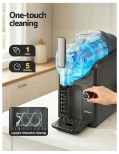 Devanti 5in1 Slushie Machine Ice Cream Maker 2L in Grey