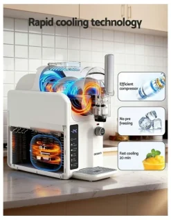 Devanti 5in1 Slushie Machine Ice Cream Maker 2L in White