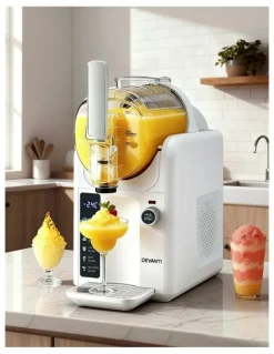 Devanti 5in1 Slushie Machine Ice Cream Maker 2L in White