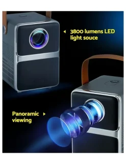 Devanti 4K Wi-Fi Portable Mini Video Projector 1080P