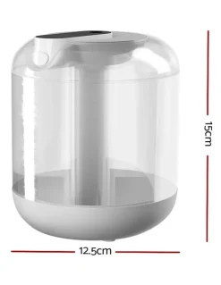Devanti LED Air Humidifier Ultrasonic Purifier Aroma Diffuser 1L in White