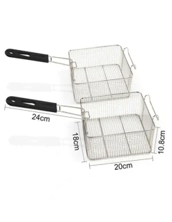 Devanti 20L Electric Commercial Deep Fryer Double Baskets 4400W