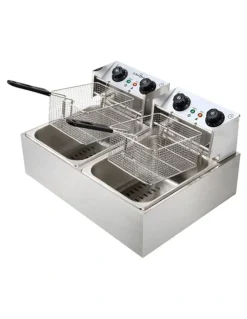 Devanti 20L Electric Commercial Deep Fryer Double Baskets 4400W