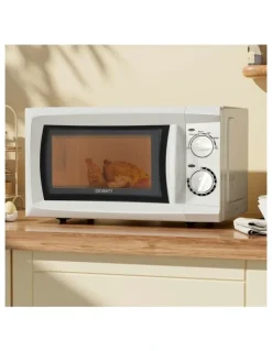 Devanti 20L Microwave Oven 700W in White