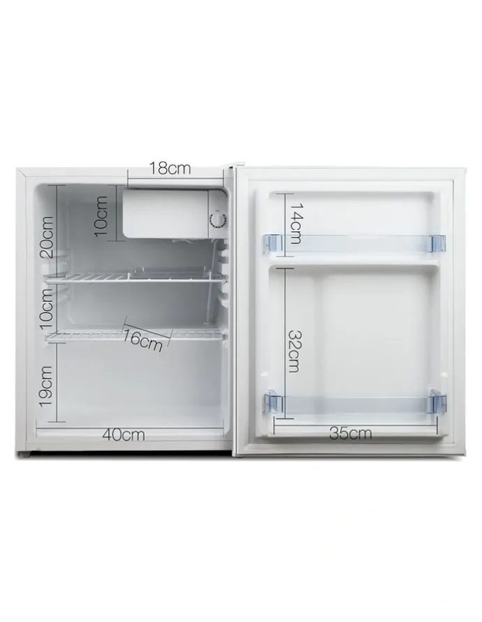 Devanti 70L Mini Bar Fridge in White