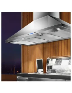 Devanti 15mm Commercial BBQ Rangehood in Silver