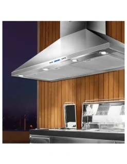 Devanti 1200MM Commercial Range Hood in Silver