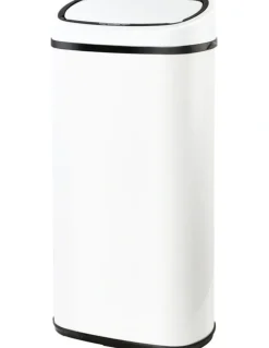 Devanti Motion Sensor 68L Rubbish Bin in White