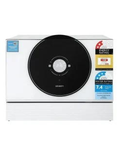 Devanti 6 Place Setting Benchtop Dishwasher 50cm in White
