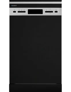 Devanti 10 Place Settings Freestanding Dishwasher in Black