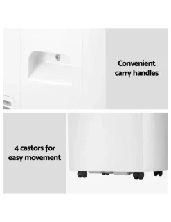 Devanti Portable Air Conditioner 12000BTU in White