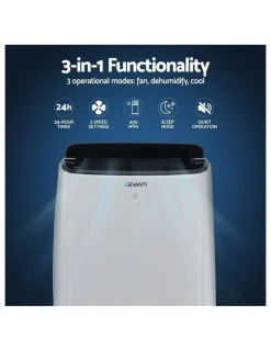 Devanti Portable Air Conditioner WiFi 7000BTU in White