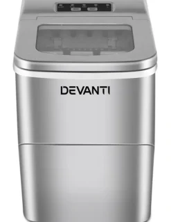 Devanti Portable Ice Cube Maker Silver