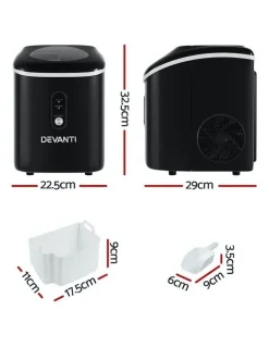 Devanti Portable Ice Maker Commercial Machine 2L