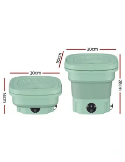 Devanti Portable Washing Machine 8L in Green