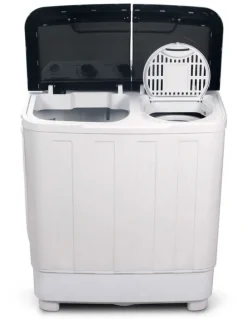 Devanti Portable Washing Machine Twin Tub 5kg in White