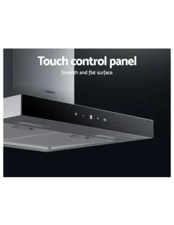 Devanti Range Hood 60cm Glass Kitchen Canopy Stainless Steel