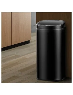 Devanti Rubbish Automatic Motion Sensor Bin 68LinBlack