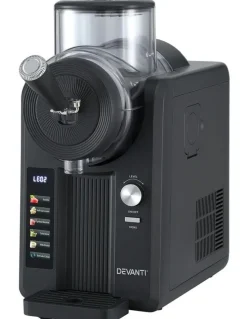 Devanti Slushie Machine Ice Cream Maker Frozen Smoothies Milkshakes 2L in Black