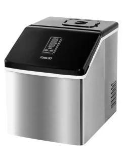 Devanti Stainless Steel LED Display Portable Ice Maker 3.2L