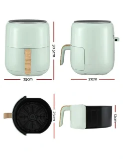 Devanti Touch Control Air Fryer 1700W 5L