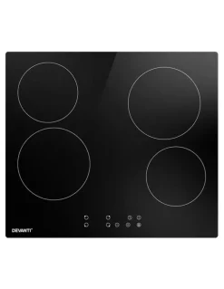 Devanti Touch Control Ceramic Cooktop 60cm in Black