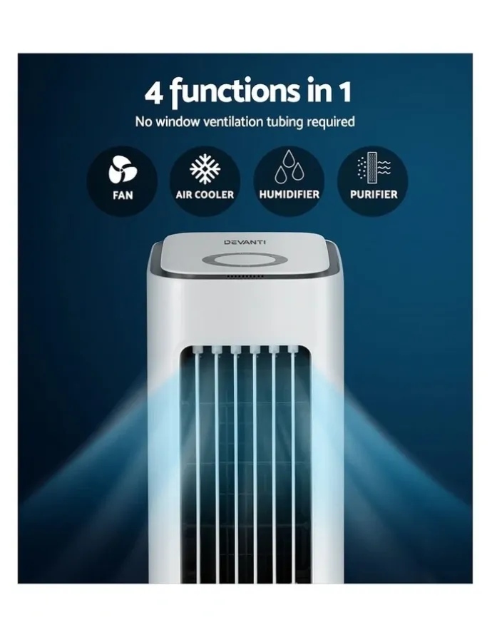 Devanti Tower Evaporative Air Cooler 6L