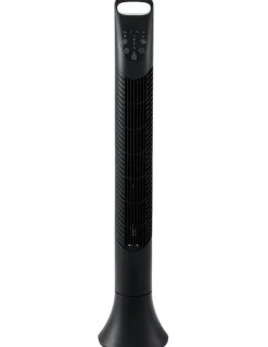 Devanti Tower Fan Oscillating 3 Speeds with Remote 91cm in Black