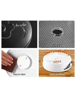 Devanti 5 Trays Food Dehydrator in White
