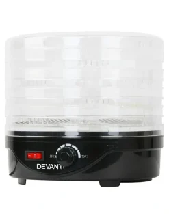 Devanti 5 Trays Food Dehydrator in Black