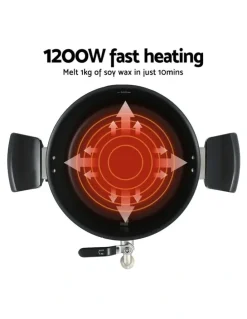 Devanti Wax Melter Candle Making 1200W 5L