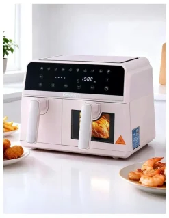 Devanti 2600W Dual Zone Air Fryer 9L