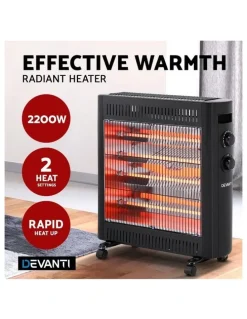 Devanti 2200W Infrared Radiant Heater