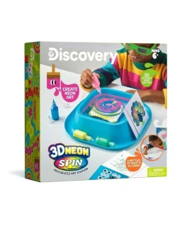 Discovery 3D Neon Spin Motorized Art Station