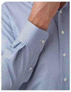 Dom Bagnato Marcell Tailored Fit Shirt In Navy