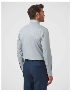 Dom Bagnato Marcell Tailored Fit Shirt In Olive