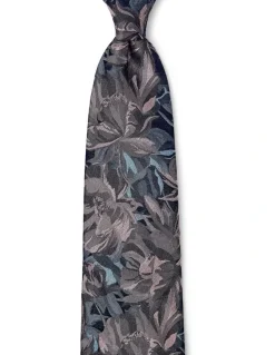 Dom Bagnato Peonia Grande Silk Tie In Rose