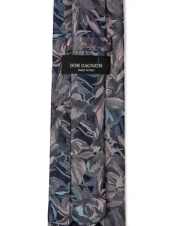 Dom Bagnato Peonia Grande Silk Tie In Rose