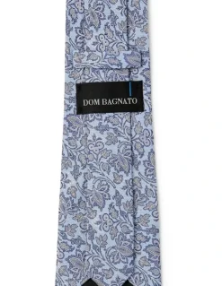 Dom Bagnato Vite Silk Tie In Azure