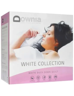Downia Duck Down & Feather Quilt 85/15 in White